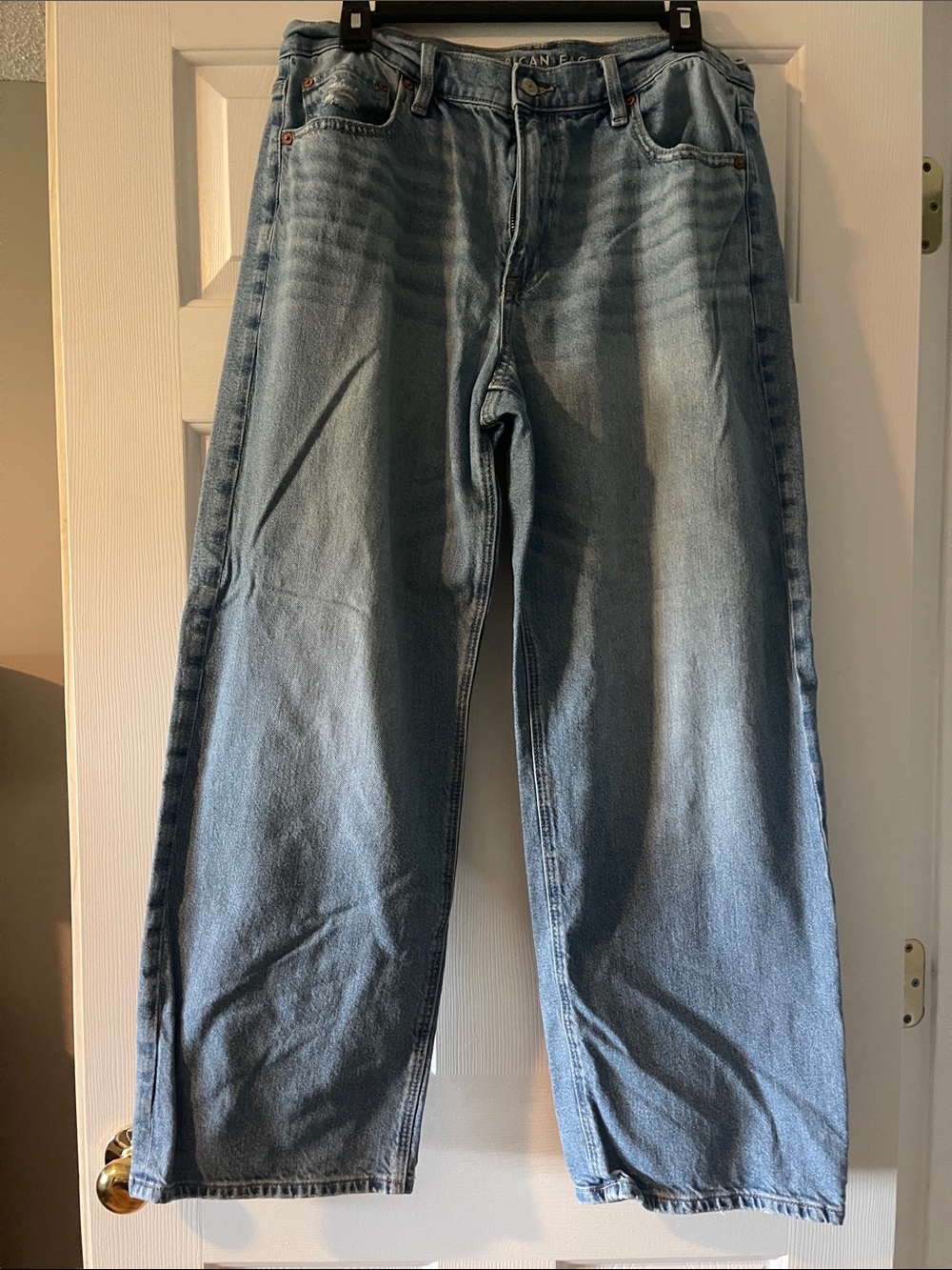 American Eagle Outfitters Light Blue Wide Leg Jeans
